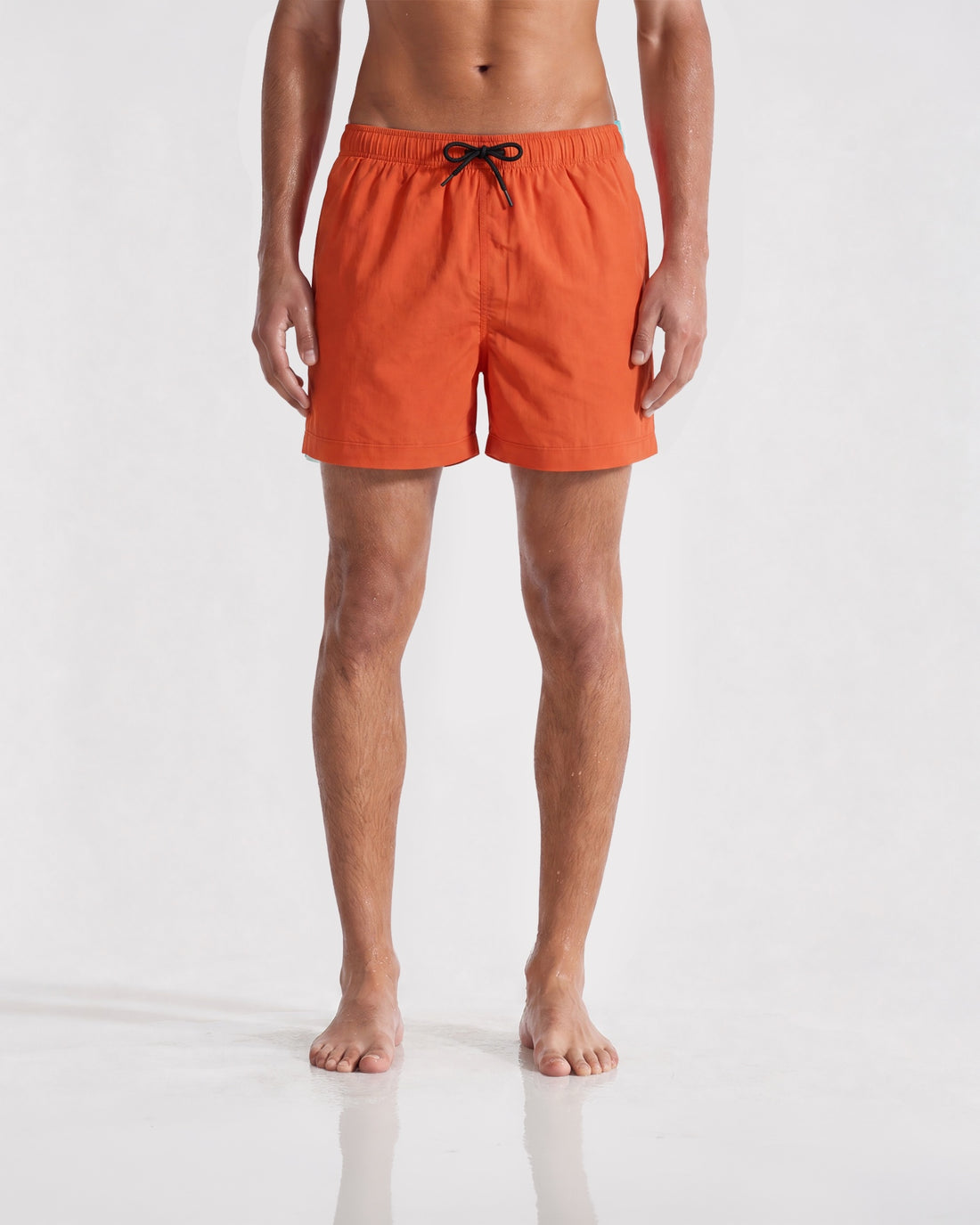 Rust Orange Swim Shorts