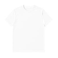 Boxy Fit Crew Neck T-Shirt - White