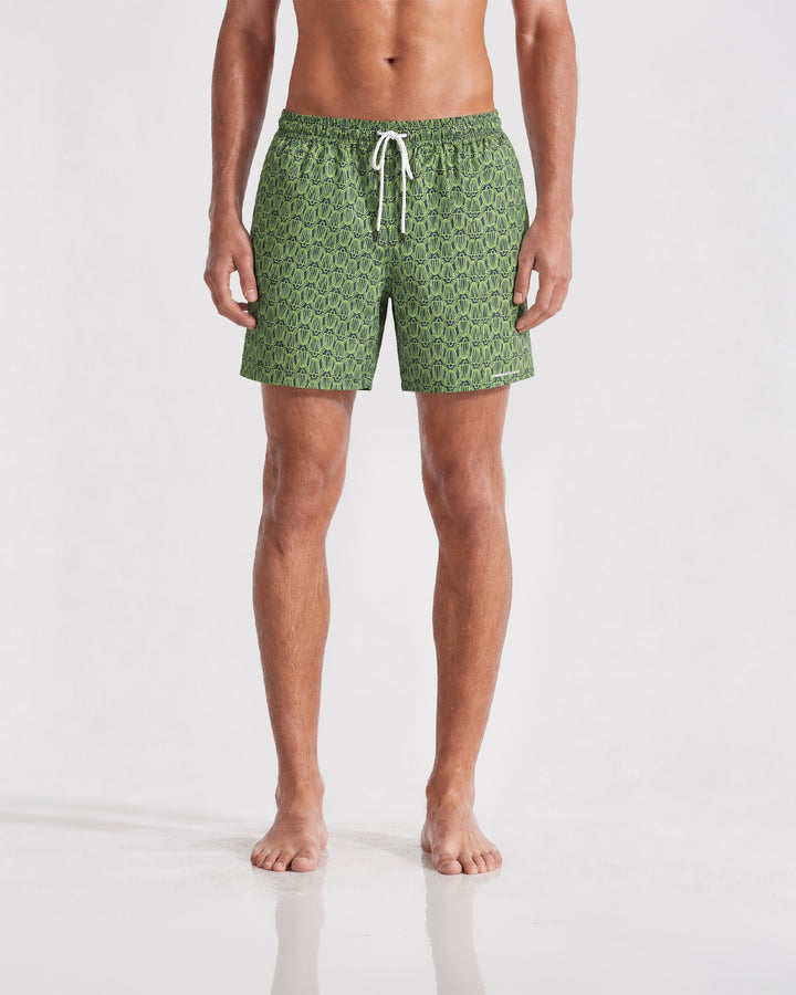 Emerald Shell Swim Shorts