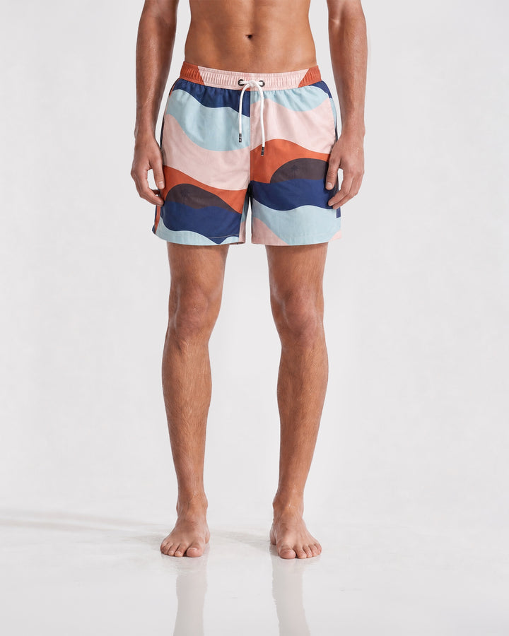 Sunset Waves Swim Shorts
