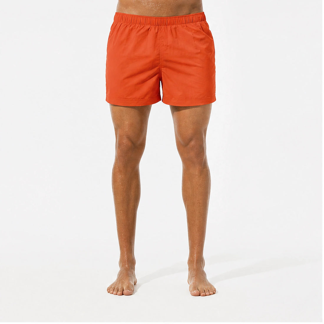 Rust Orange Swim Shorts