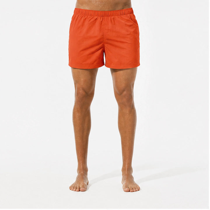 Rust Orange Swim Shorts