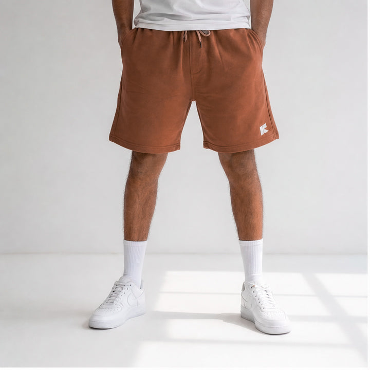 100% Cotton Shorts - Bronze