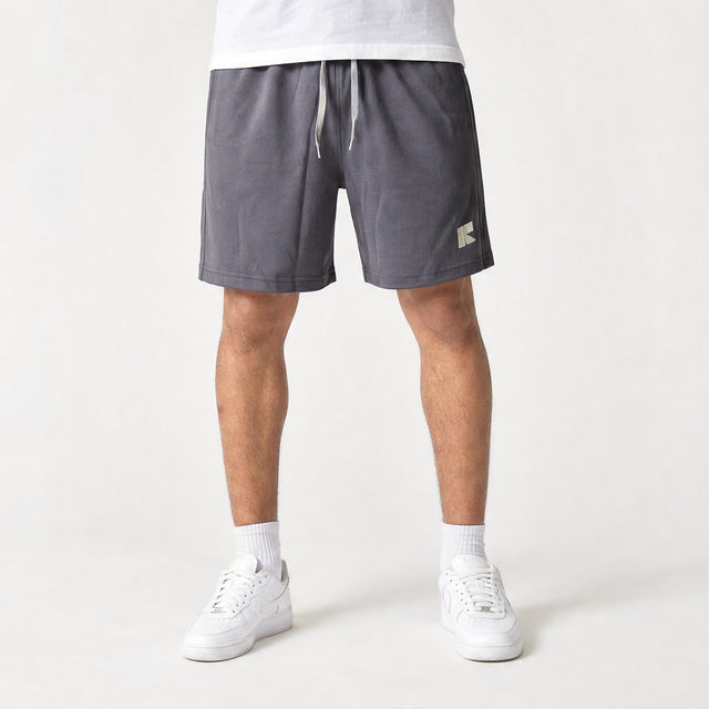 100% Cotton Shorts - Dark Grey
