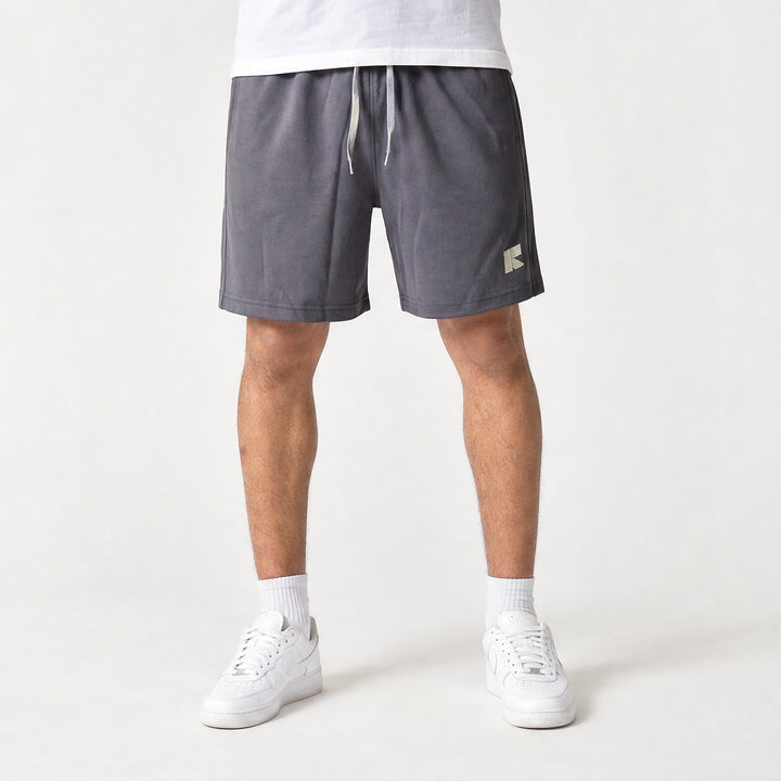 100% Cotton Shorts - Dark Grey